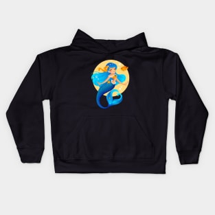 Blue Mermaid Kids Hoodie